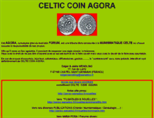 Tablet Screenshot of celtic-coin-agora.com